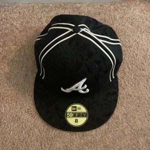 New Era fitted Atlanta hat.